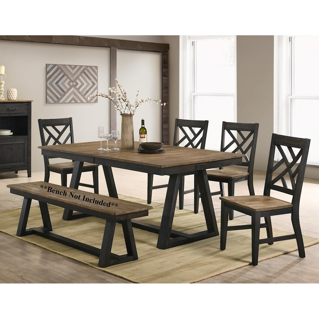 Intercon Harper 5-Piece Table and Chair Set
