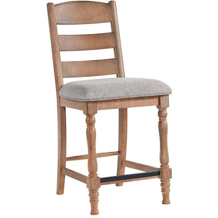Ladder Back Counter Height Stool