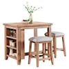 VFM Signature Highland 3-Piece Counter Height Table and Chair Set