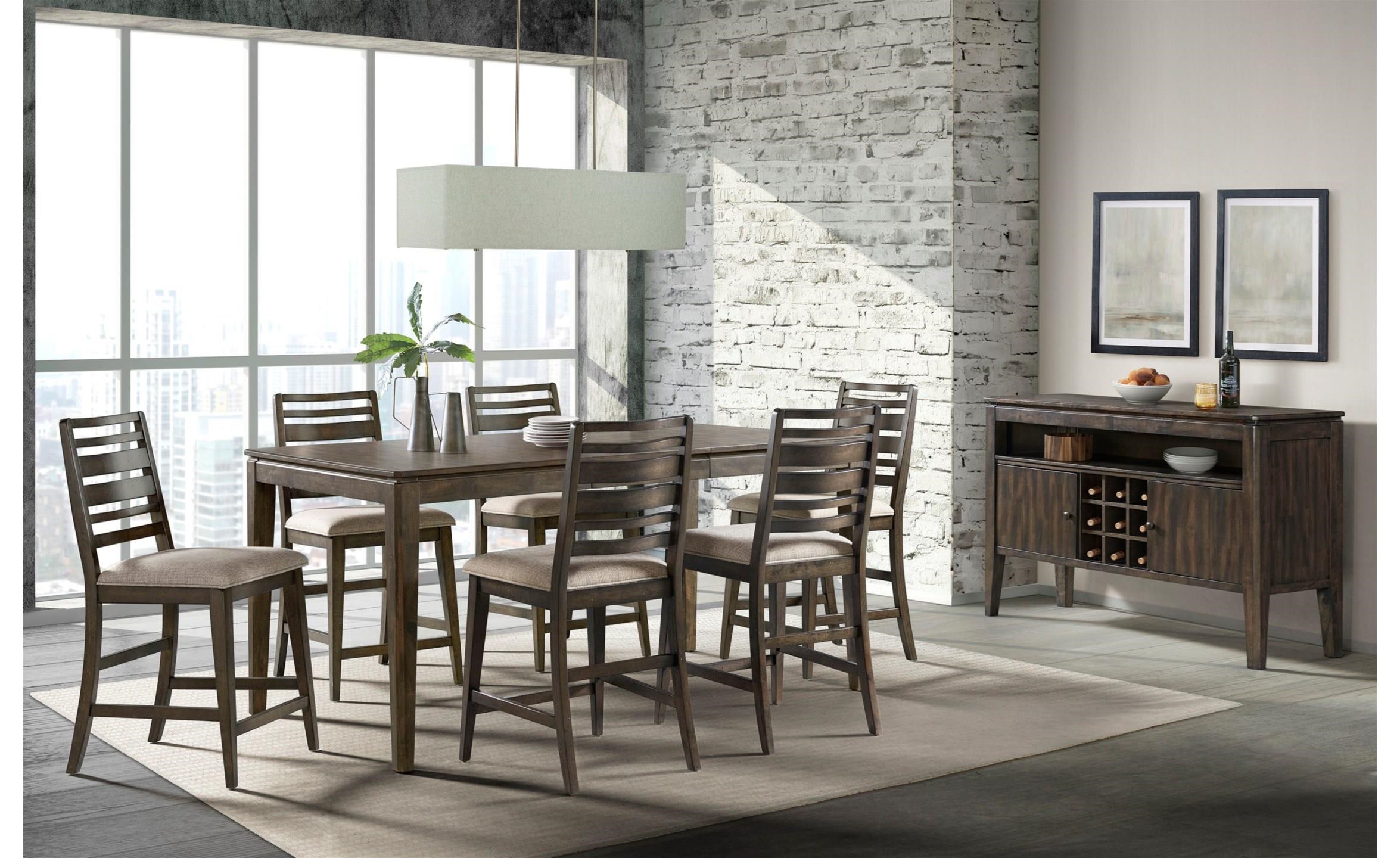 5-PIECE COUNTER HEIGHT DINING SET