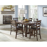 5 Piece Counter Height Table & Stool Set