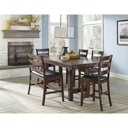 5 Piece Counter Height Table & Stool Set