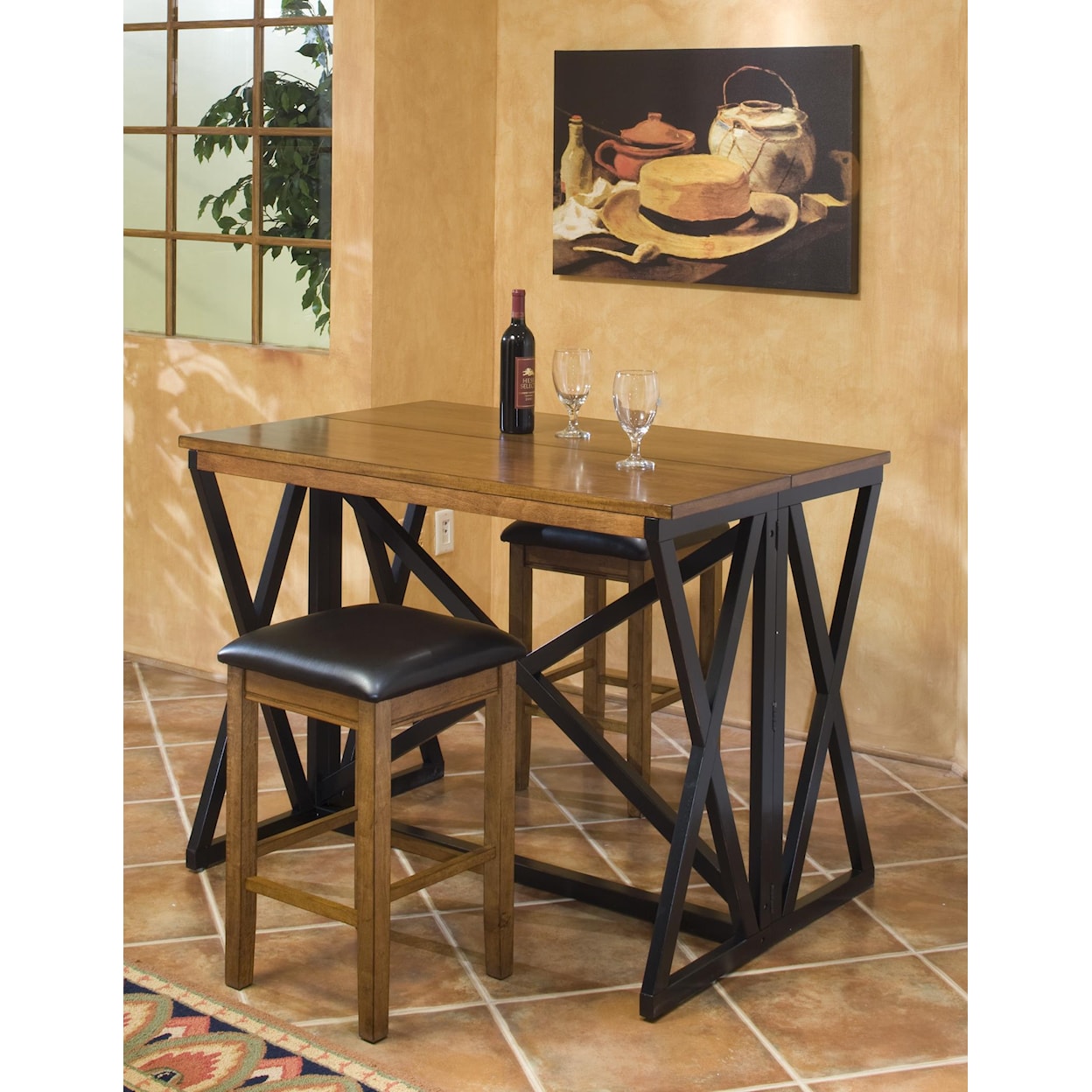 Intercon Siena 24" Backless Barstool