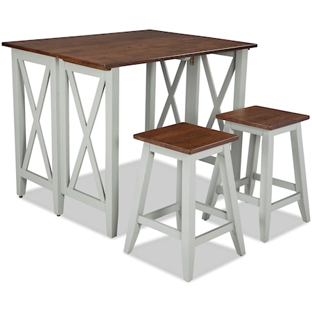 3 Piece Bar and Stool Set