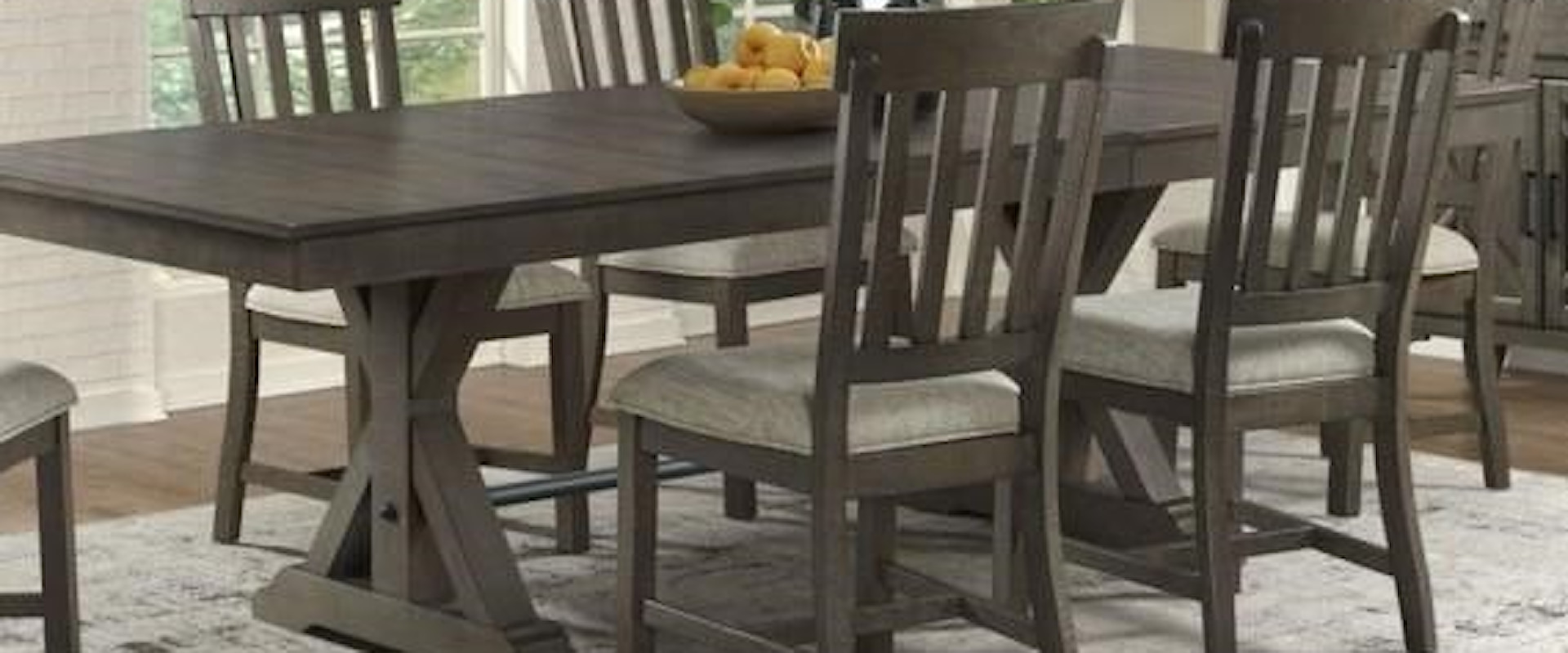5-Piece dining set includes a table and 4 side chairs!