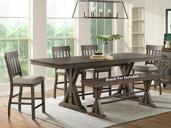 5-Piece Counter Height Dining Set