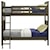 Intercon Tahoe Casual Twin Over Twin Bunk Bed with Ladder