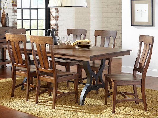 5 Piece Table & Chair Set with Leaf