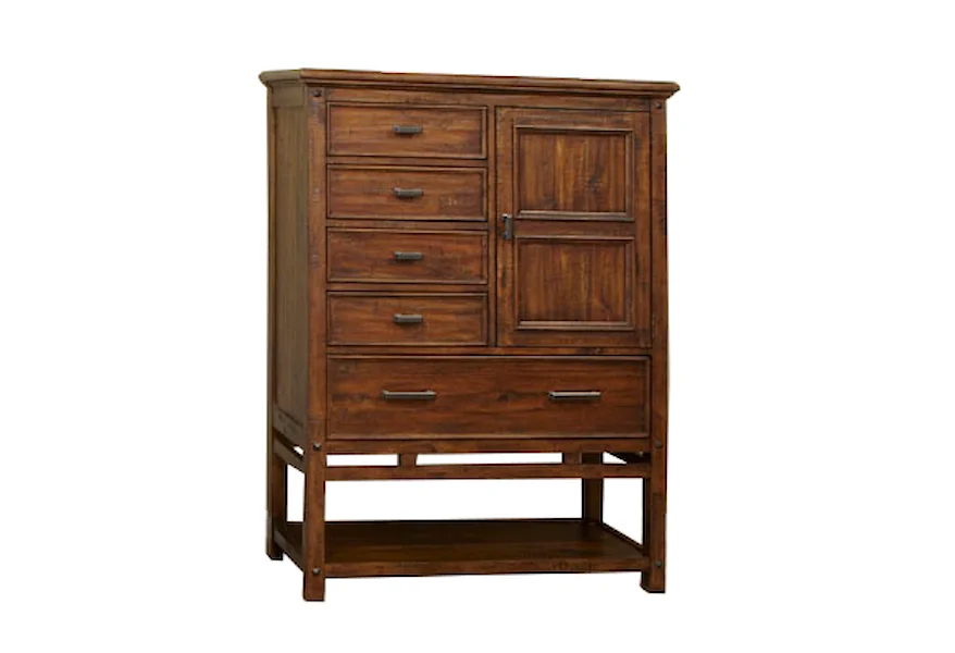 Wolf Creek Bedroom Chest with Door by Intercon at Sheely's Furniture & Appliance