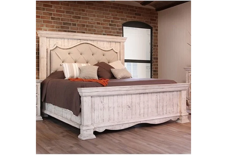 Bella Queen Bed by International Furniture Direct at Home Furnishings Direct