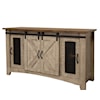IFD International Furniture Direct Pueblo 60" TV Stand with 4 Doors