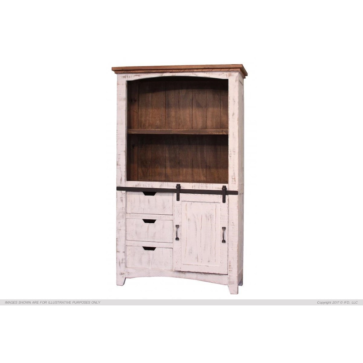 International Furniture Direct Pueblo 70" Bookcase