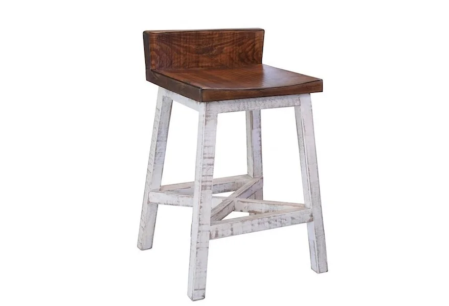 Pueblo Counter Height Stool by International Furniture Direct at Furniture Barn