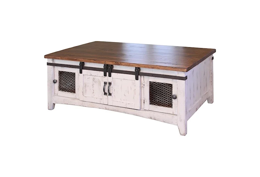 Pueblo Cocktail Table by International Furniture Direct at Gill Brothers Furniture & Mattress