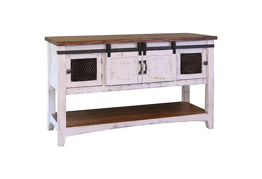 Pueblo Sofa Table by International Furniture Direct at Wilson's Furniture