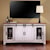 International Furniture Direct Pueblo 70" TV Stand with Mesh Panel Doors