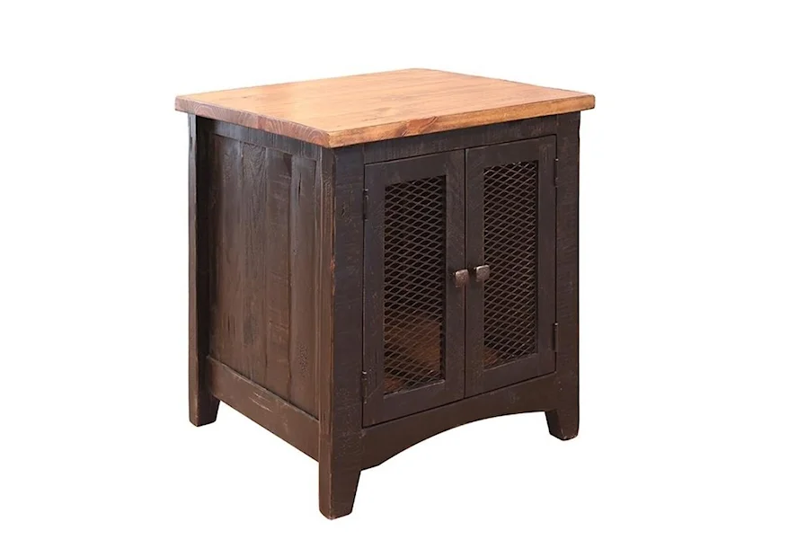 Pueblo End Table by International Furniture Direct at Godby Home Furnishings