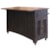 International Furniture Direct Pueblo Kitchen Island with Sliding Doors