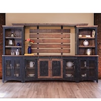 Wall Unit with Distressed Finish