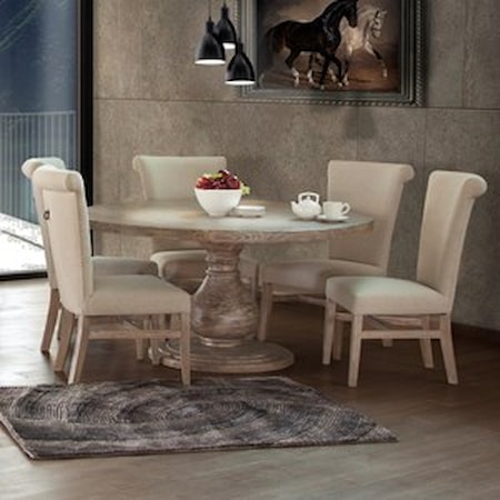 6 Piece Table and Chair Set