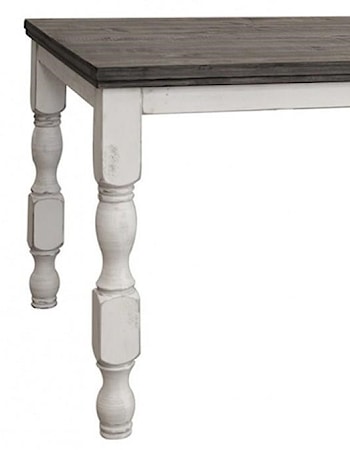 Counter Table with Turned Legs