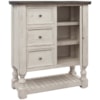 IFD International Furniture Direct Stone Chest with Doors