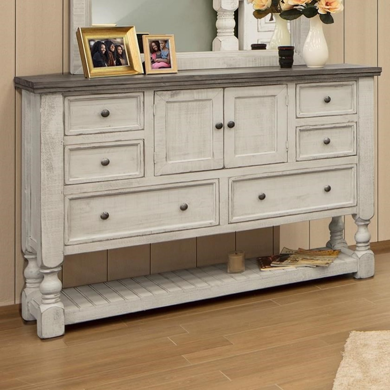 International Furniture Direct Stone Dresser