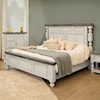 International Furniture Direct Stone King Bed
