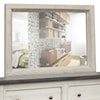 International Furniture Direct Stone Dresser Mirror