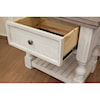 International Furniture Direct Stone Nightstand