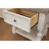 IFD International Furniture Direct Stone Nightstand