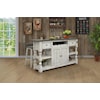 IFD International Furniture Direct Stone Bar with 2 Drawers and 2 Doors