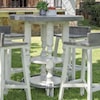 IFD International Furniture Direct Stone Bistro Bar Table