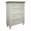 IFD International Furniture Direct Stone 4 Drawer Chest