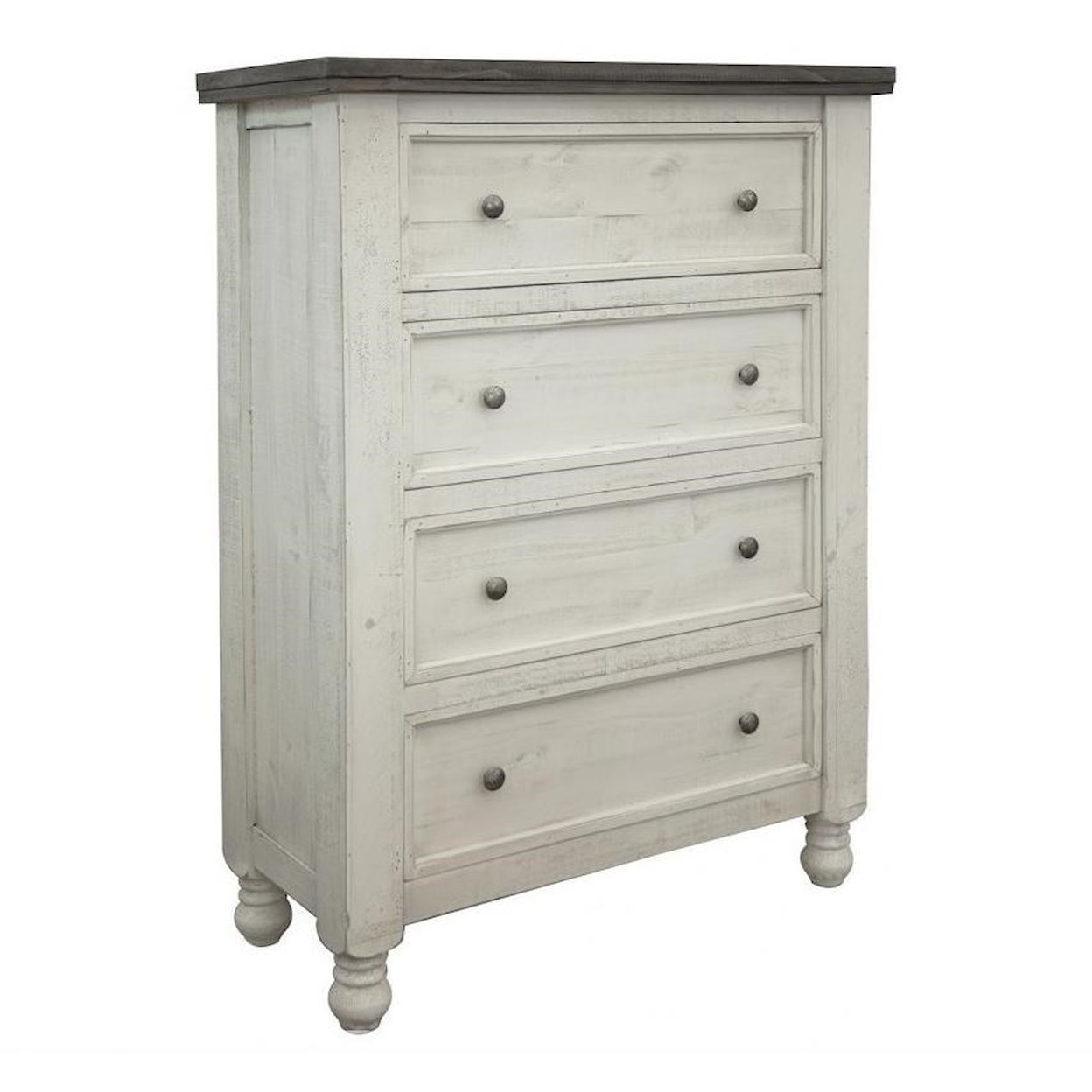 International Furniture Direct Stone 4 Drawer Chest