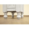 International Furniture Direct Stone Chairside Table