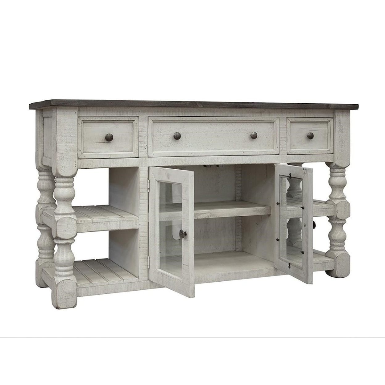 IFD International Furniture Direct Stone 60" TV Stand