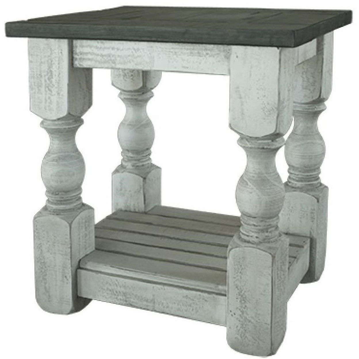 International Furniture Direct Stone Chair Side Table