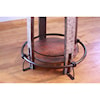 IFD International Furniture Direct 967 Rustic Bistro Barrel Bar Table