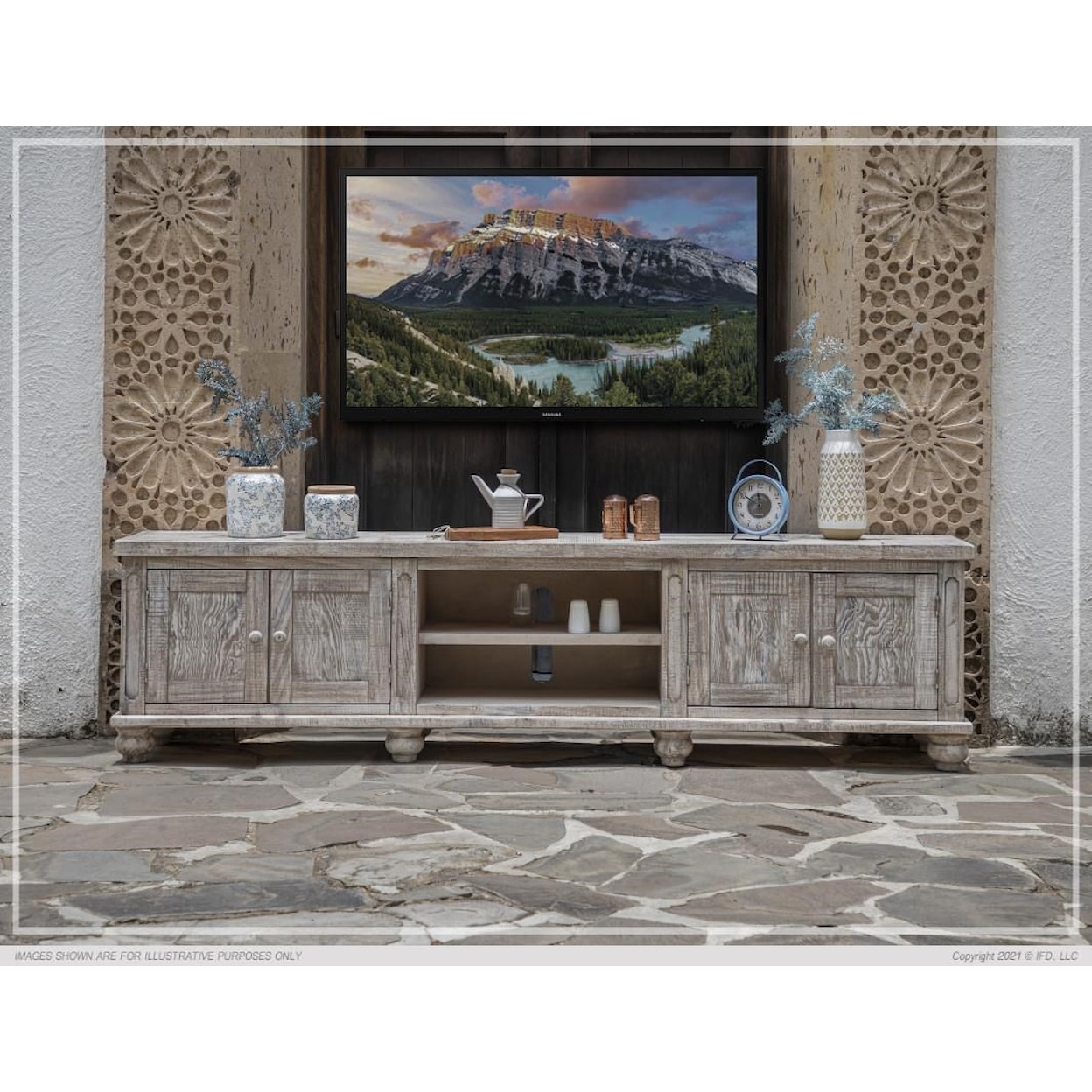International Furniture Direct Aruba Tv Stand