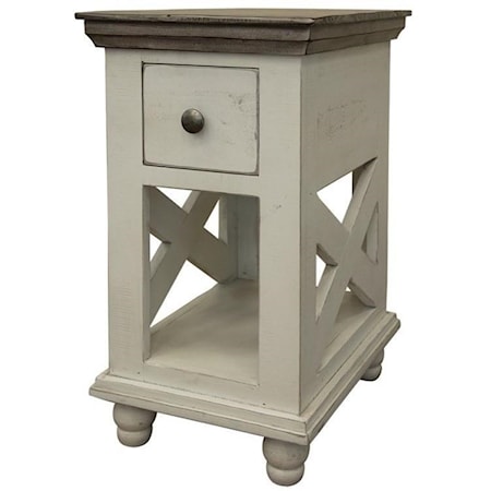 1-Drawer Chairside Table