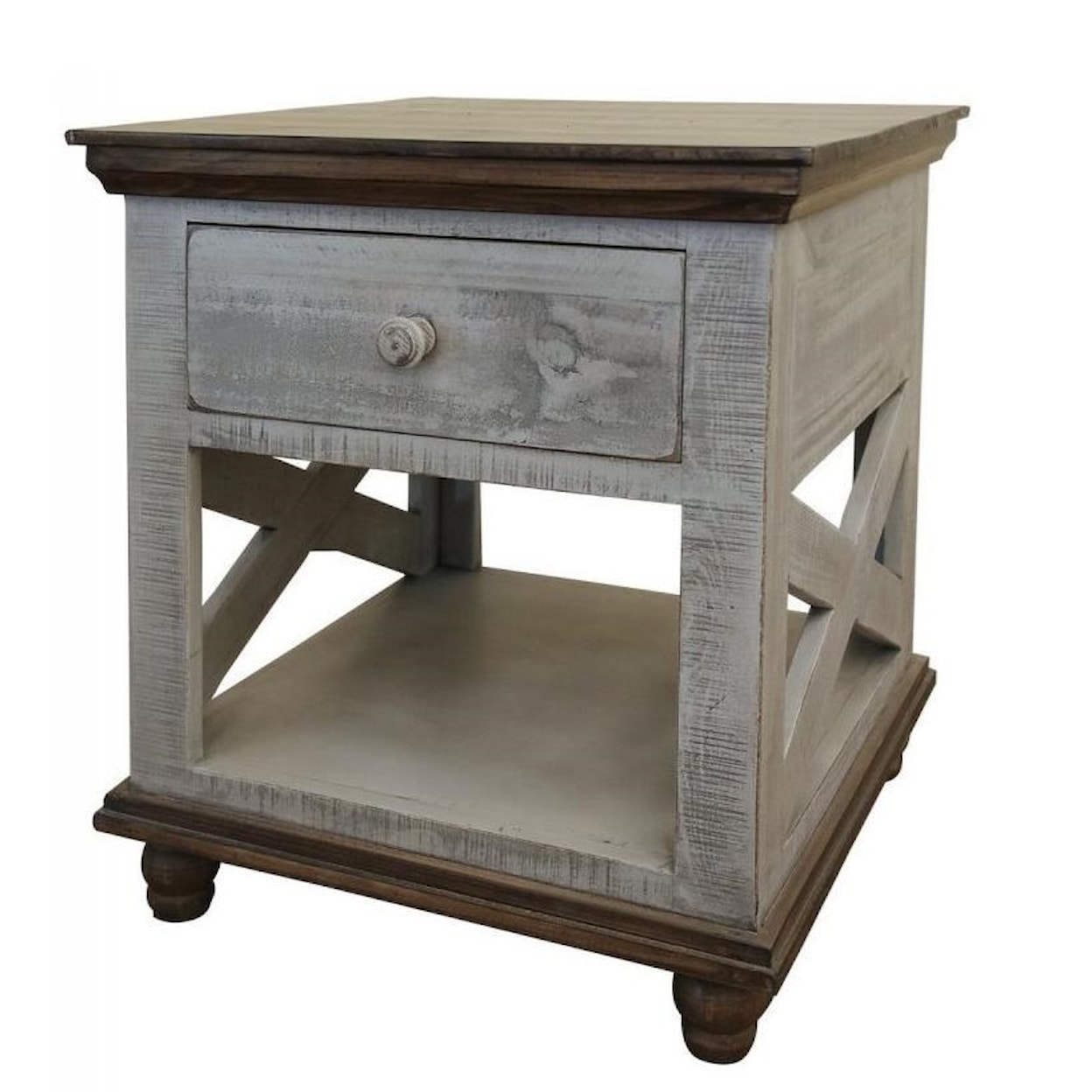 IFD Florence 1-Drawer End Table