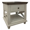 International Furniture Direct Florence 1-Drawer End Table