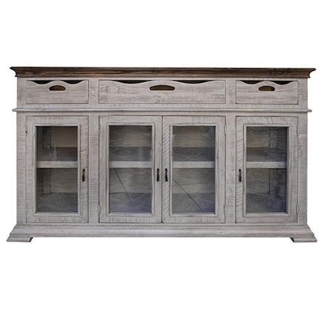 Console with 3 Drawers and 4 Doors