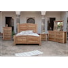 International Furniture Direct Marquez 7 Piece King Panel Bedroom Set