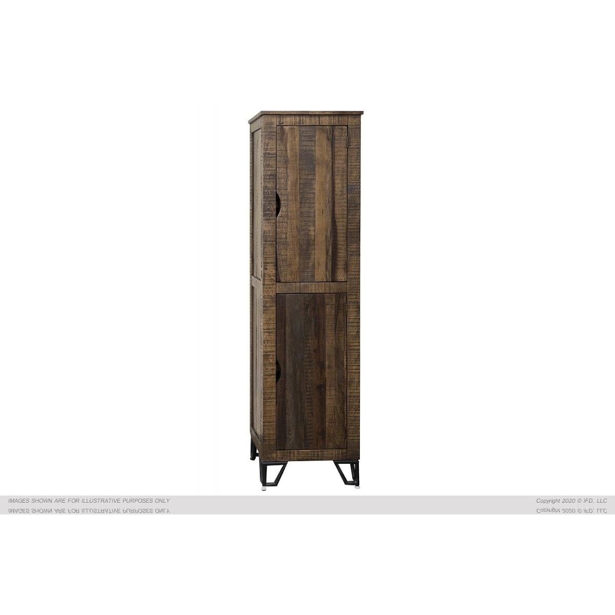 International Furniture Direct Maya Bookcase with Doors