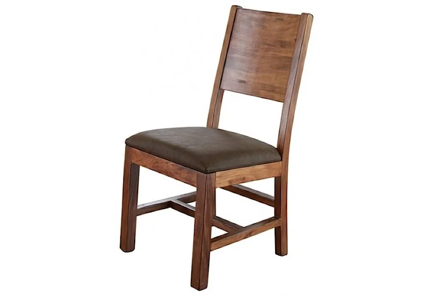 Parota Chair with Solid Wood Back by International Furniture Direct at VanDrie Home Furnishings