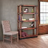 International Furniture Direct Parota 4 Shelf Bookcase