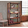 International Furniture Direct Parota 4 Shelf Bookcase