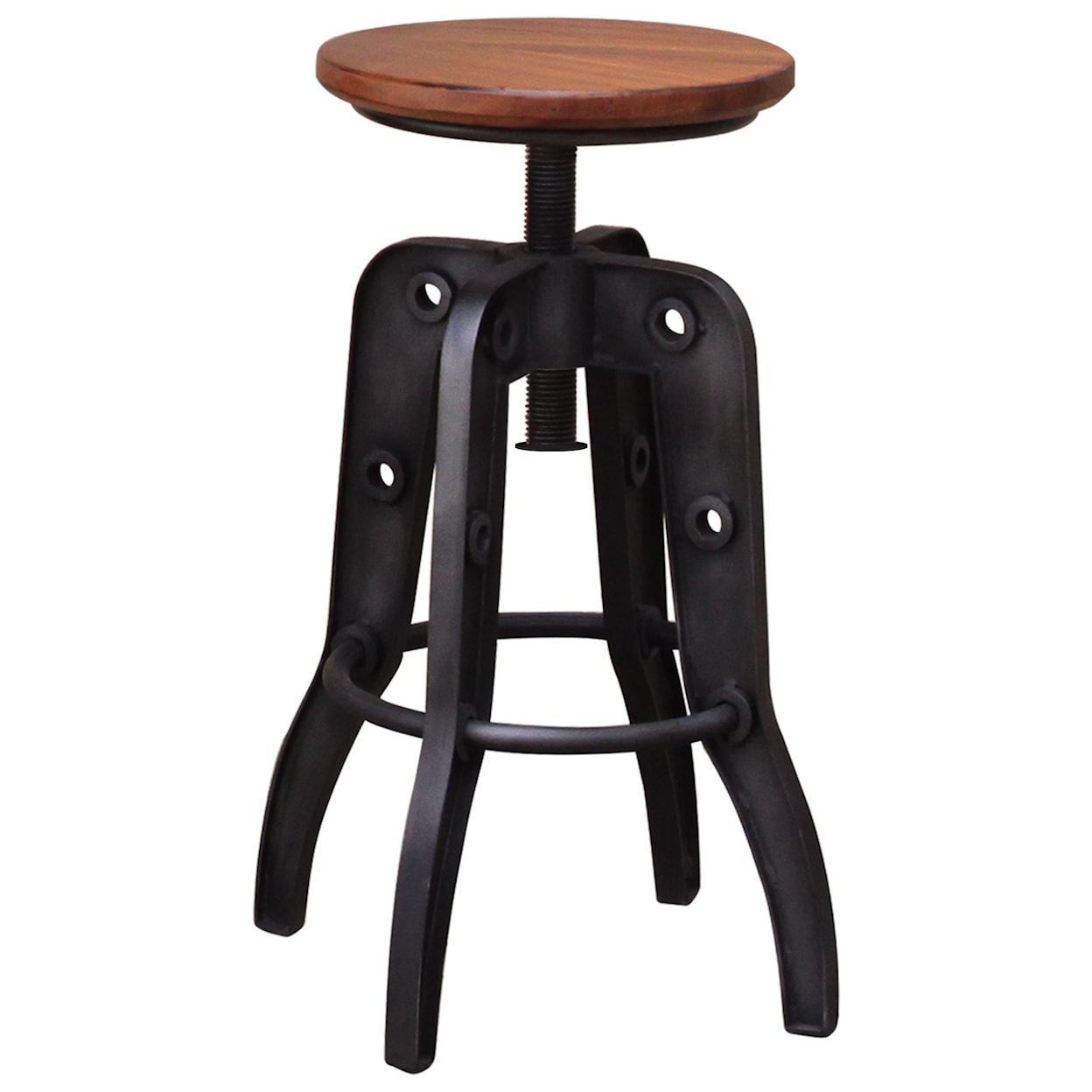 International Furniture Direct Parota Bar Stool